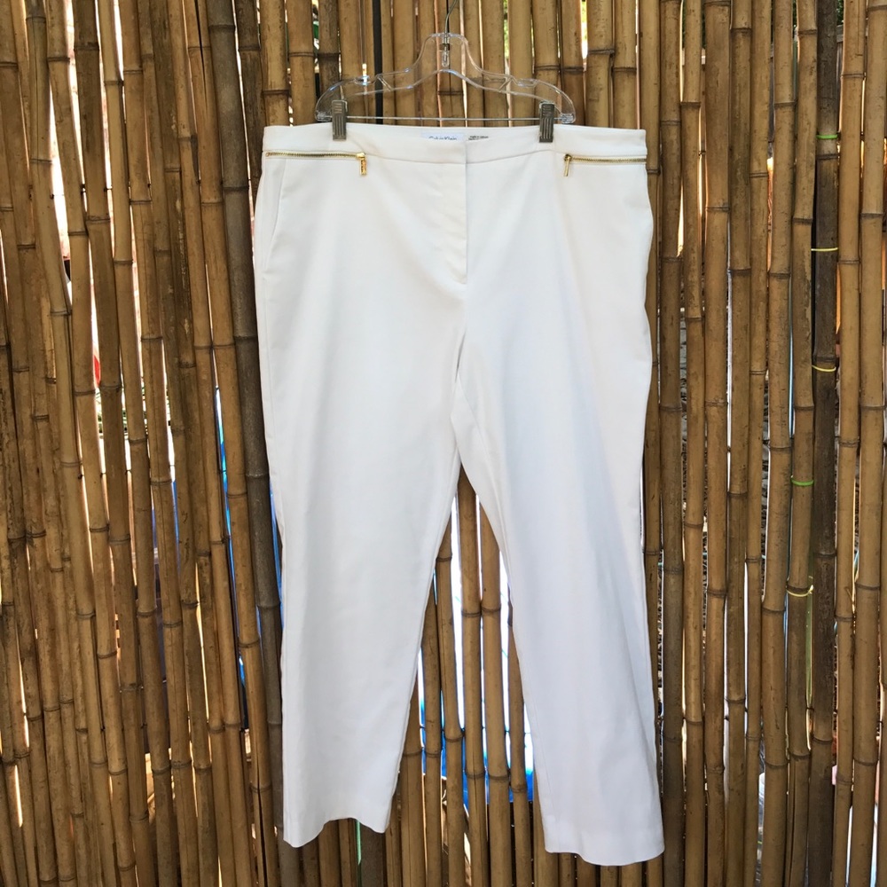 Calvin Klein white pants